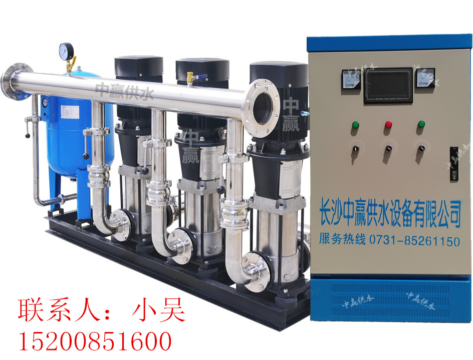 變頻恒壓供水設(shè)備哪家好？中贏供水機(jī)器人焊接代替人大勢(shì)所趨